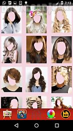 girls hair style face changer