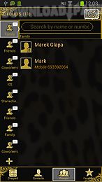 leopard theme for go contacts