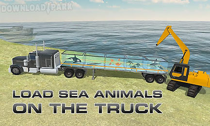 transporter truck sea animals