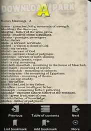 bible names with meanings