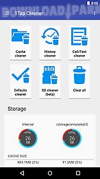 1tap cleaner (cache, history)