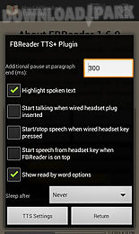 fbreader tts+ plugin