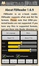 fbreader tts+ plugin