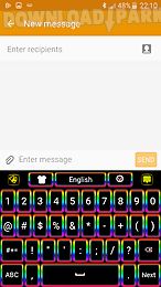 neon color keyboard