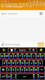 neon color keyboard