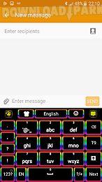 neon color keyboard