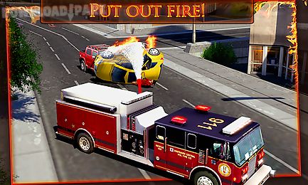fire truck emergency rescue 3d