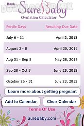 ovulation calculator: surebaby