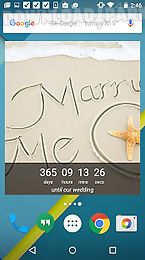 wedding countdown widget