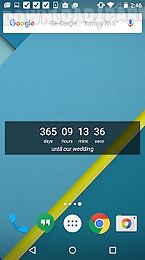 wedding countdown widget