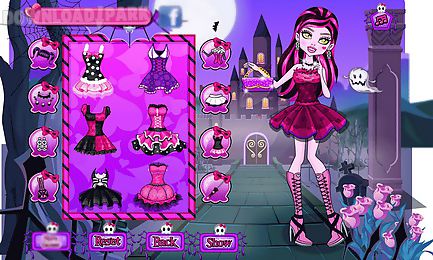 dress up draculaura monster on birthday