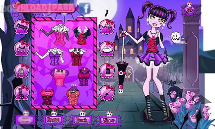 dress up draculaura monster on birthday