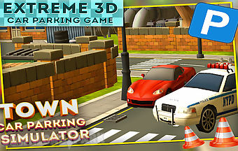 Town car parking simulator 3d