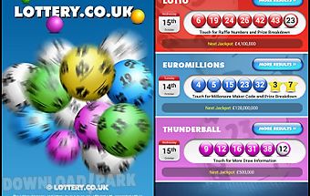 National lottery results