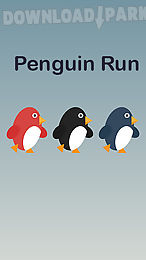 penguin run, cartoon