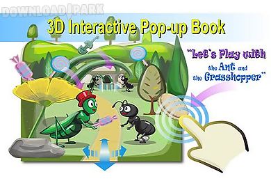 ant&grasshopper:3d story book