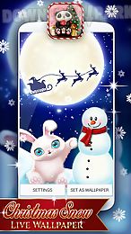 christmas snow live wallpaper