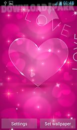 love hearts live wallpaper