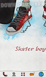 skater boy go launcher theme