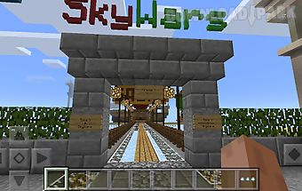 Sky wars map for minecraft pe