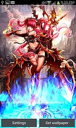 anime hot princess warrior live wallpaper