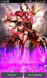 anime hot princess warrior live wallpaper