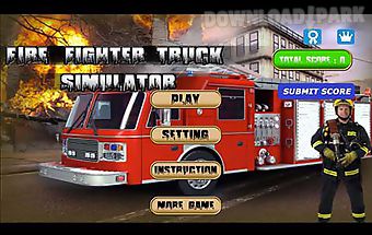 Fire truck simulator