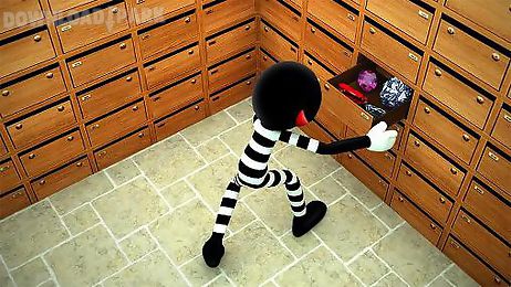 stickman bank robbery escape