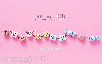 Candy friends +home theme