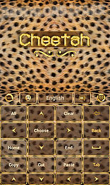 cheetah go keyboard theme