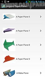origami paper plane