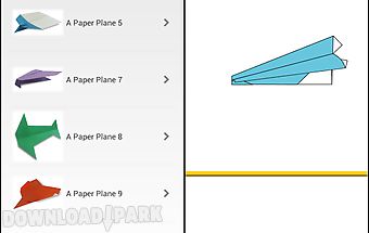 Origami paper plane