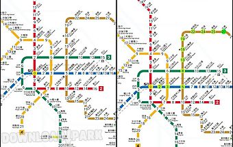 Taipei metro route map