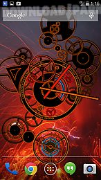 hypno clock live wallpaper