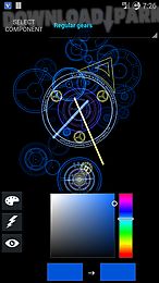 hypno clock live wallpaper