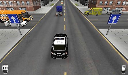 police car racer