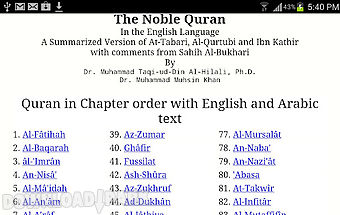 Quran with english translation