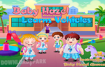 Baby hazel learns vehicles