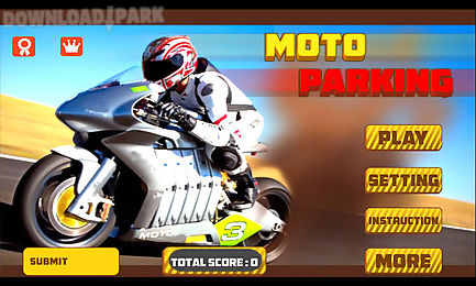 moto parking 3d