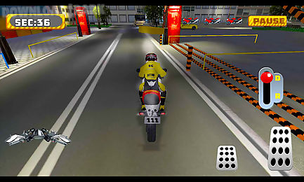 moto parking 3d