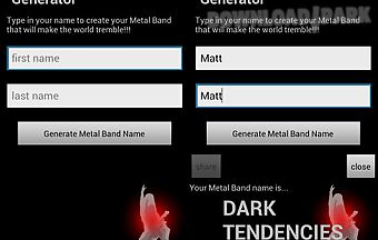 Metal band name generator