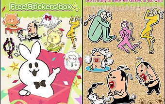 Free stickers box★use the chat