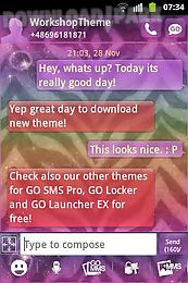 go sms theme zebra