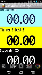 multi stopwatch & timerfree