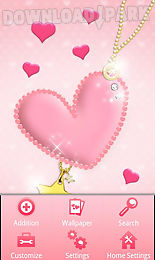 pink heart theme