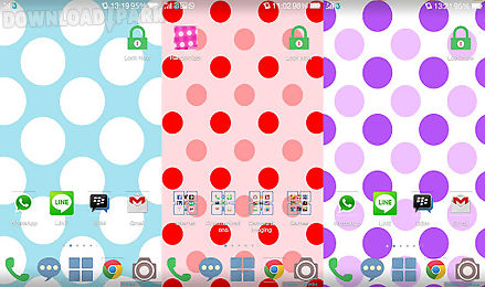 polka dots live wallpaper