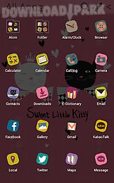 sweet kitty atom theme