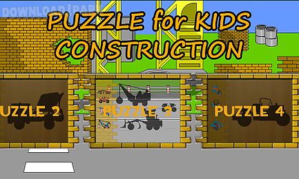 kids puzzle - construction