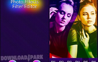 Photo effects filter editor