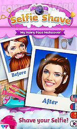 selfie shave -my face makeover